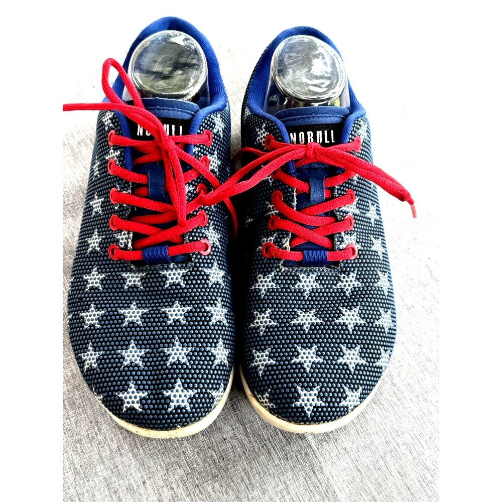 NoBull Unisex American Flag Star Training Shoes Womens 10.5, Mens 9 Sneakers
